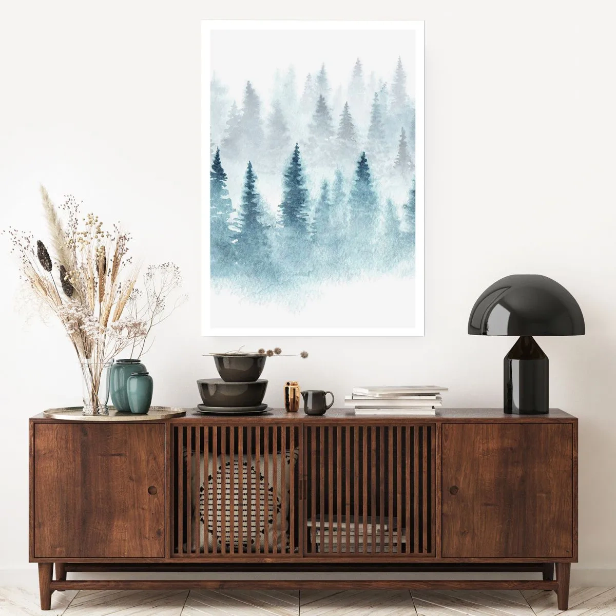 Plagát - Zahalené hmlou - 40x50 cm