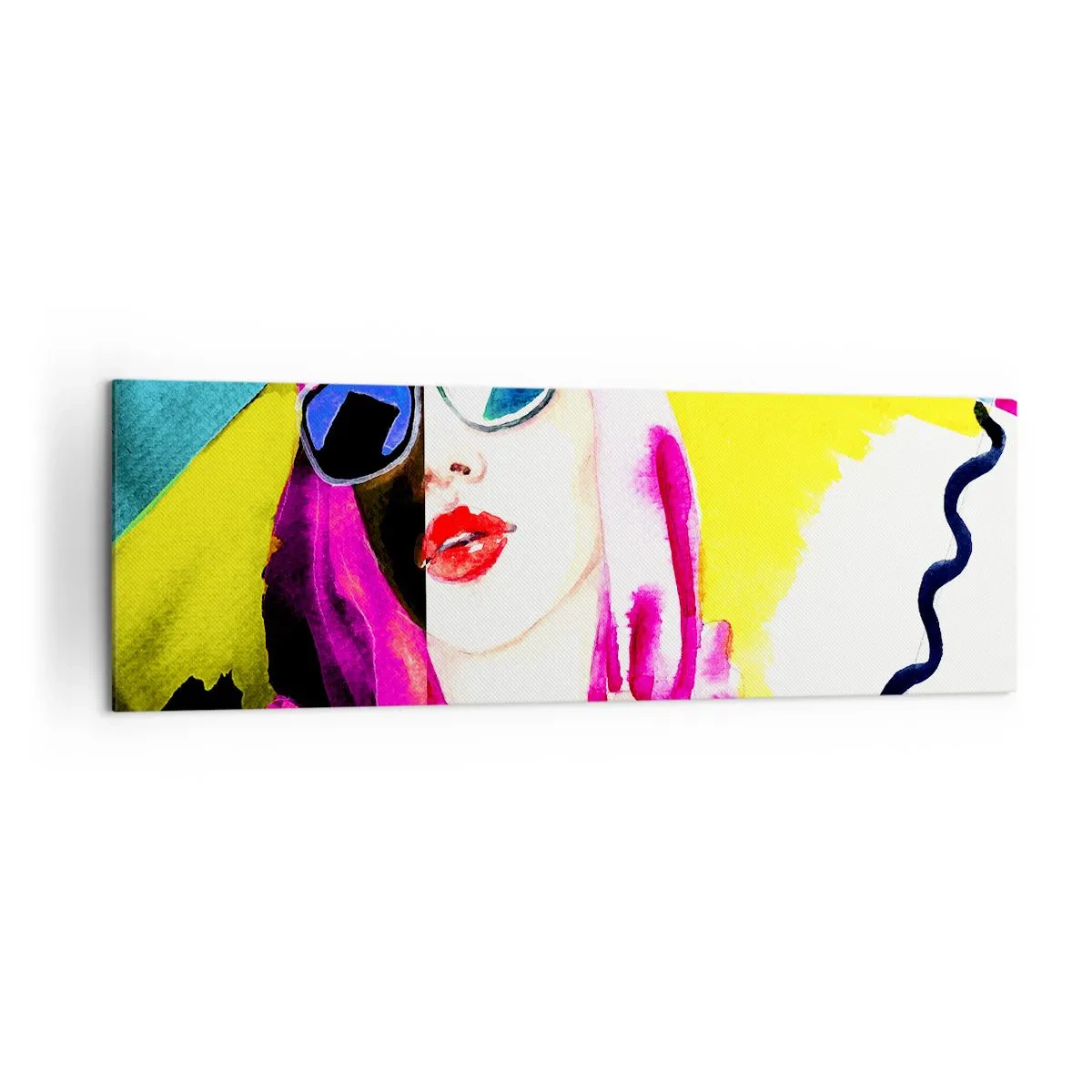 Obraz na plátne - Nie som biela a nie som čierna - 160x50 cm