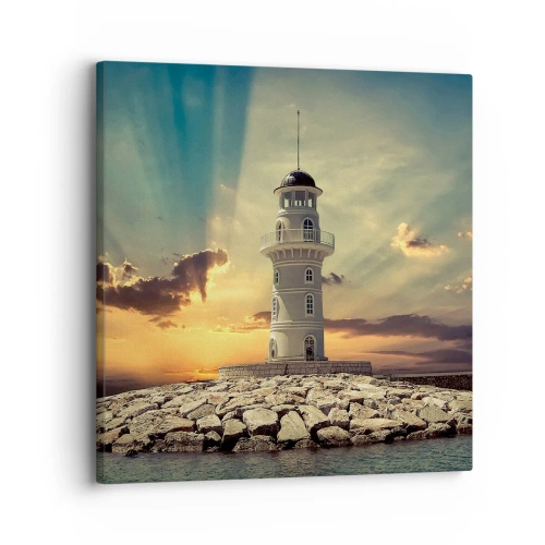 Obraz na plátne - Svetlo - Dobro - Krása - 30x30 cm