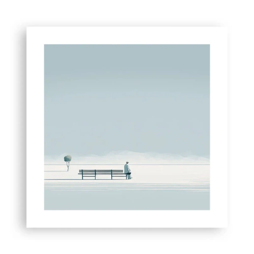 Plagát - Áno, čakám. - 40x40 cm