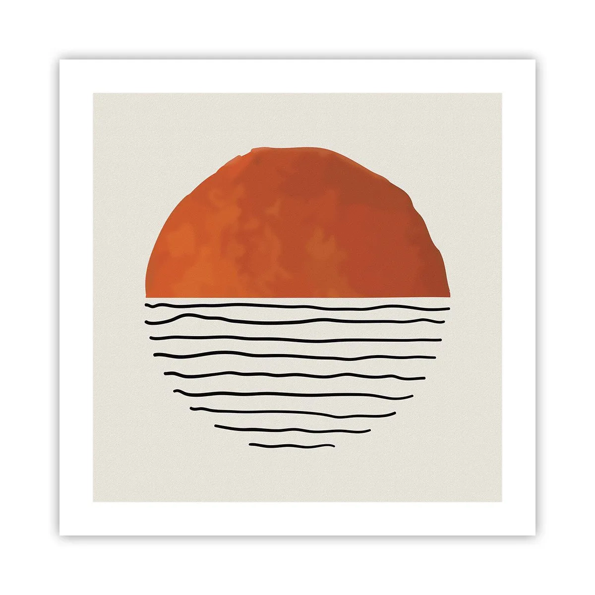 Plagát - V japonskej atmosfére - 50x50 cm