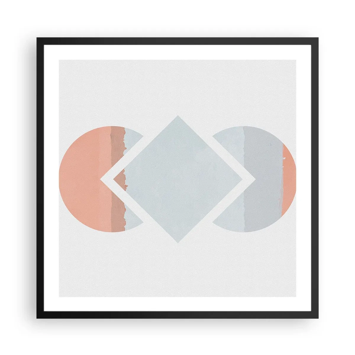 Plagát v čiernom ráme - Situácia je jasná - 60x60 cm