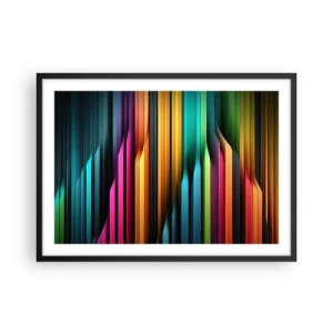Plagát v čiernom ráme - Svetelný organ - 70x50 cm