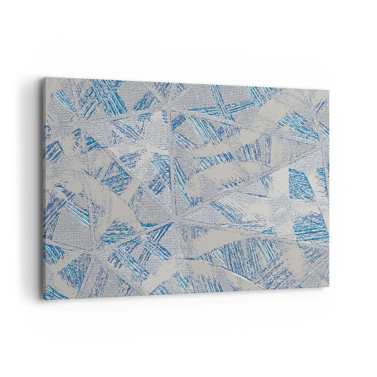 Obraz na plátne - V šedo-modrom labyrinte - 120x80 cm