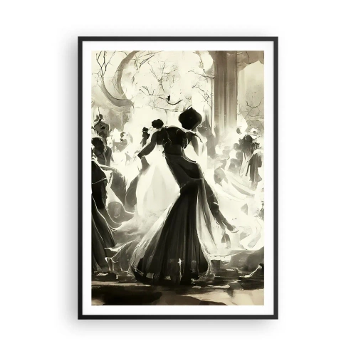 Plagát v čiernom ráme - Veľká maškaráda - 70x100 cm