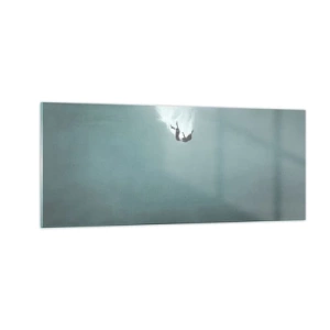 Obraz na skle - V objatí oceánu - 100x40 cm