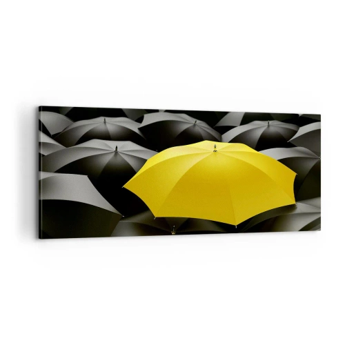 Obraz na plátne - Zbohom smútku - 100x40 cm