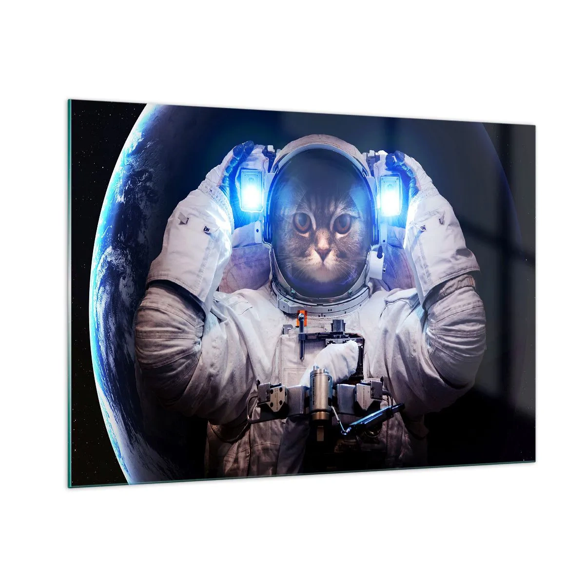 Obraz na skle - Houston, máte problém - 100x70 cm