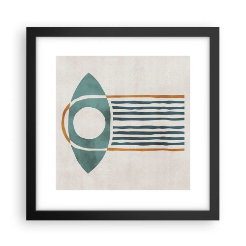 Plagát v čiernom ráme - Znaky a rituály - 30x30 cm