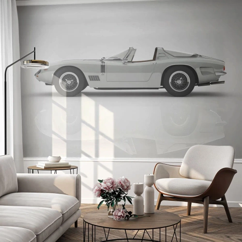 Samolepiaca Fototapeta Deluxe Sticker - Prísľub zábavy - Športové autá, Kabriolet, Automobilový priemysel - 100x70 cm