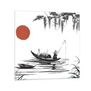 Obraz na skle - Ázijské popoludnie - 50x50 cm