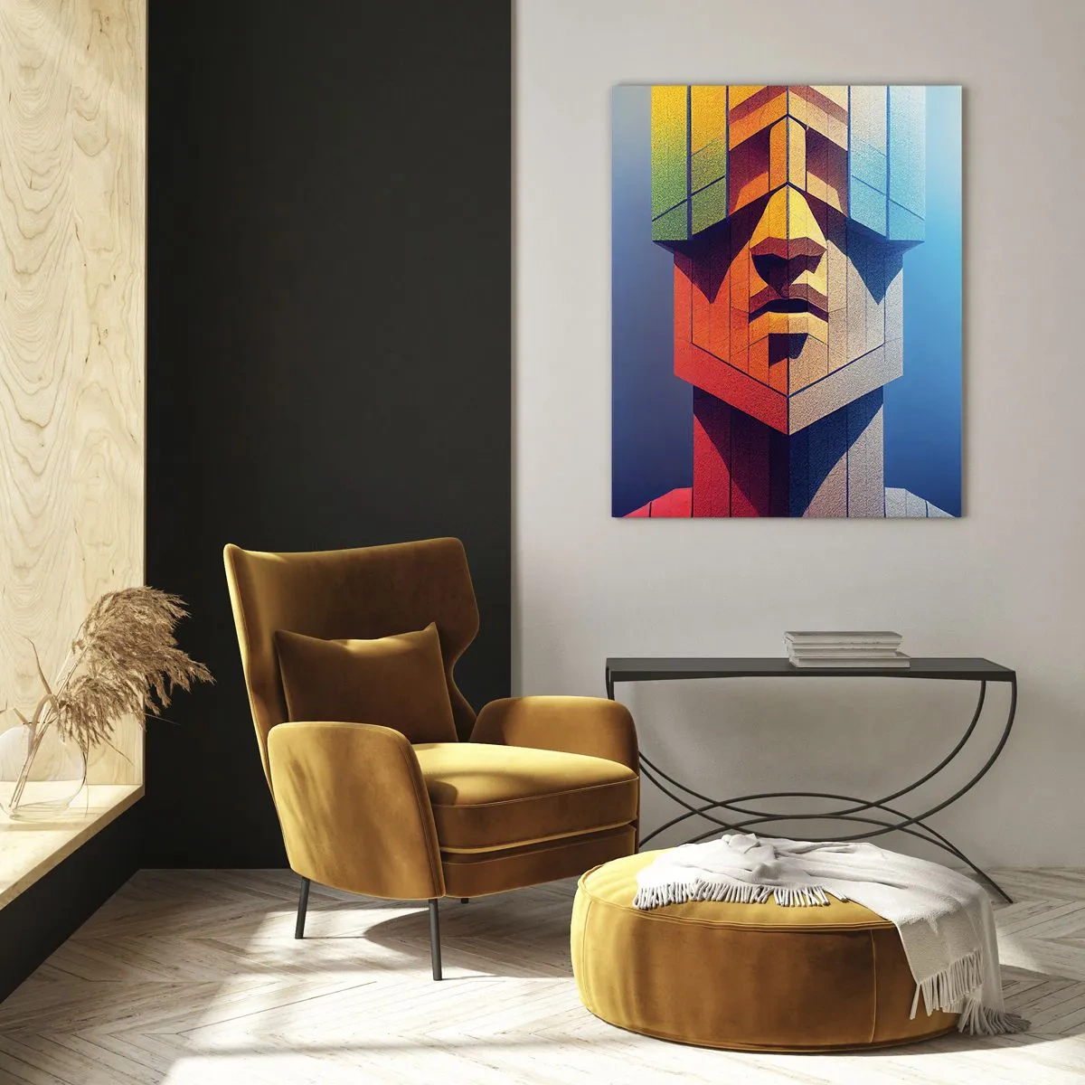 Obraz na skle - Zásadový človek - 50x70 cm