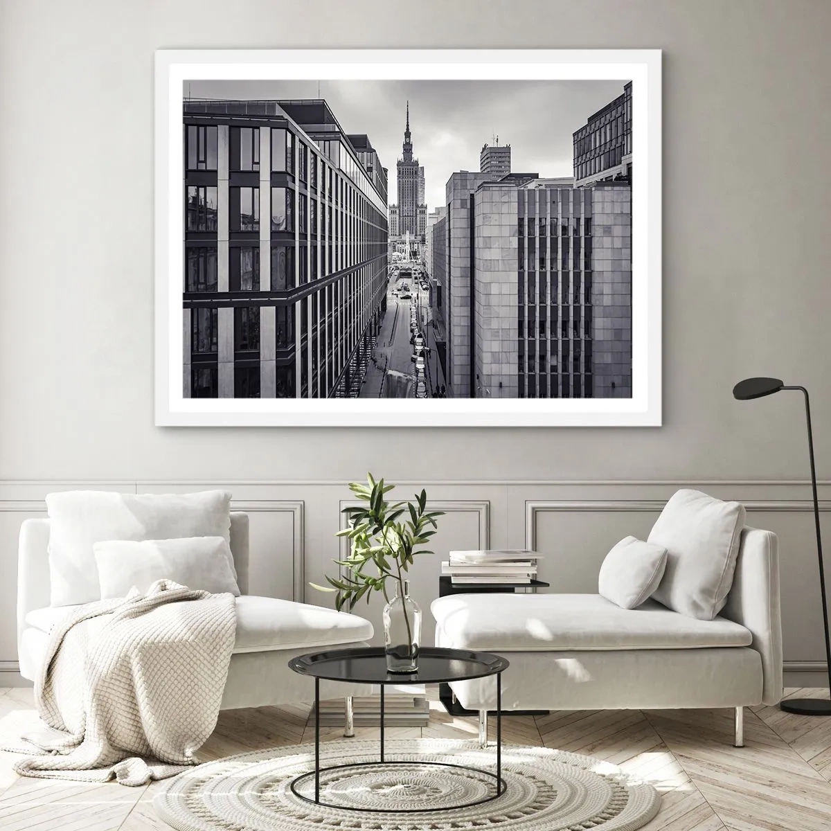 Plagát v bielom ráme - Varšavské údolie - 100x70 cm