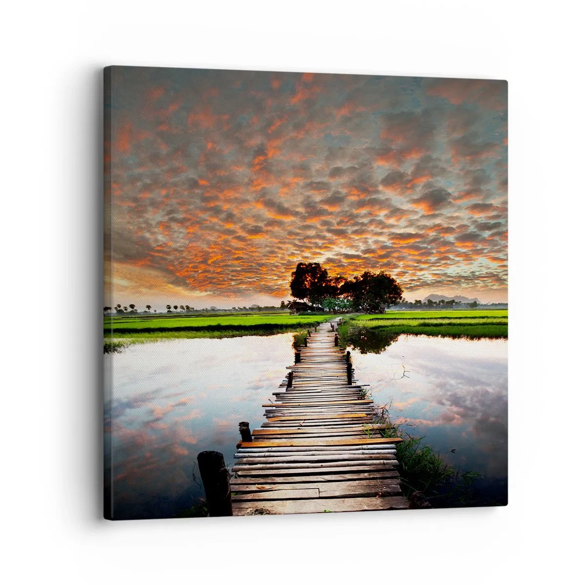 Obraz na plátne - Roztiahnite ruky - dýchajte  - 30x30 cm