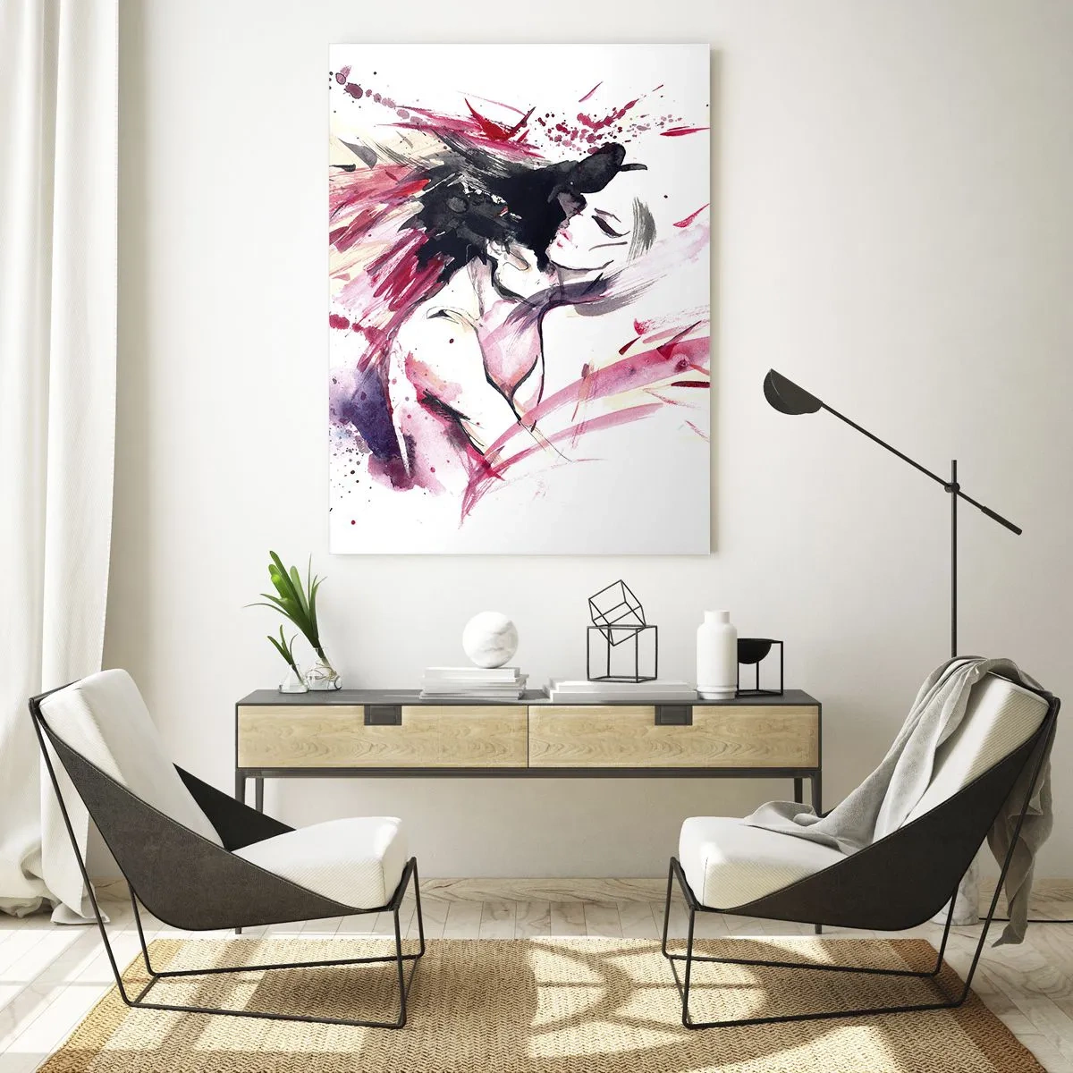Obraz na skle - Milostné naplnenie - 50x70 cm