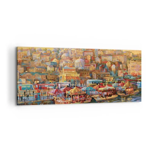 Obraz na plátne - Istanbulský príbeh - 100x40 cm