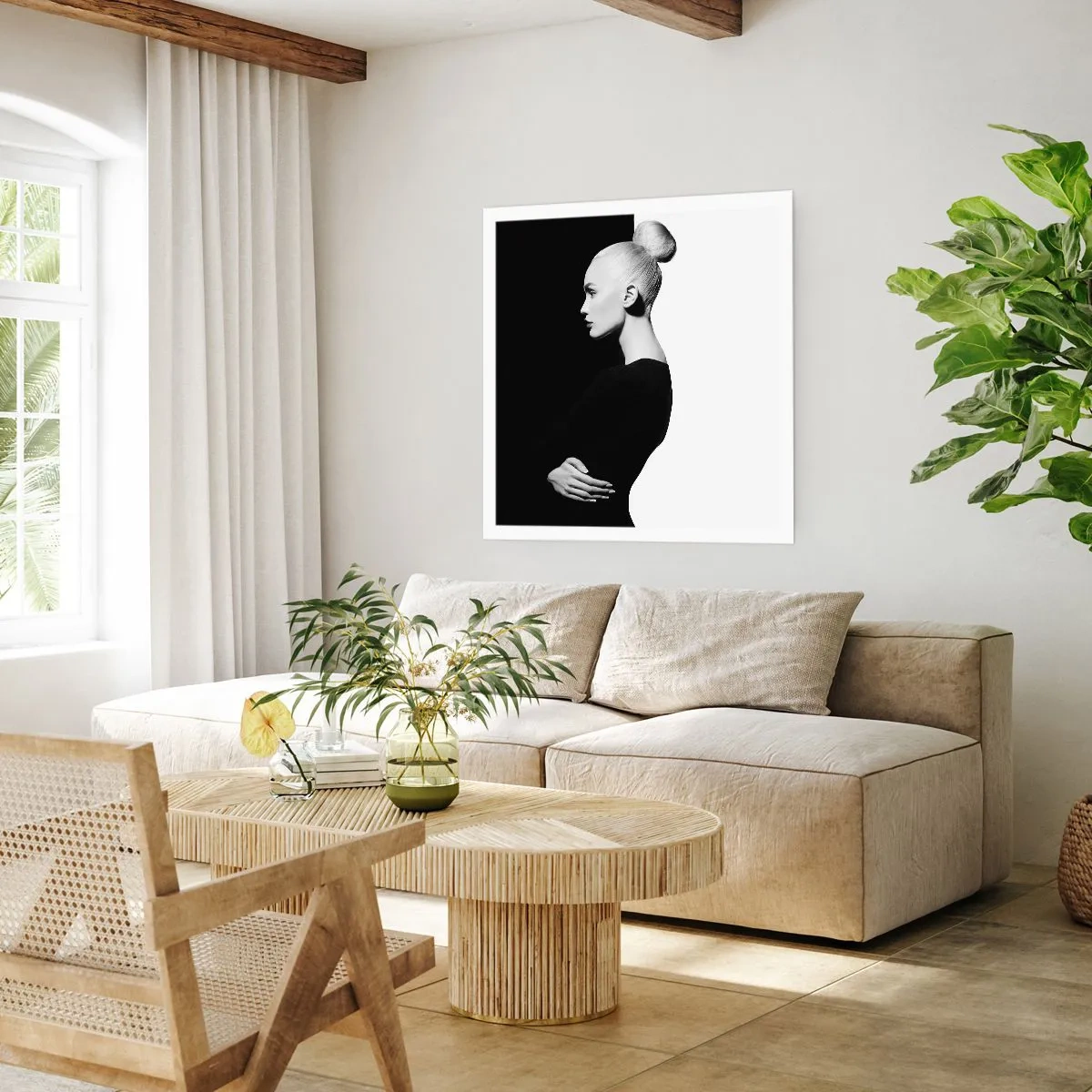 Plagát - Proste žena - 60x60 cm