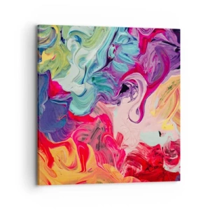 Obraz na plátne - Zrodenie farieb - 70x70 cm