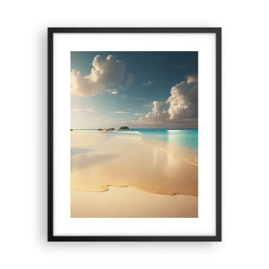 Plagát v čiernom ráme - Vysnený deň - 40x50 cm