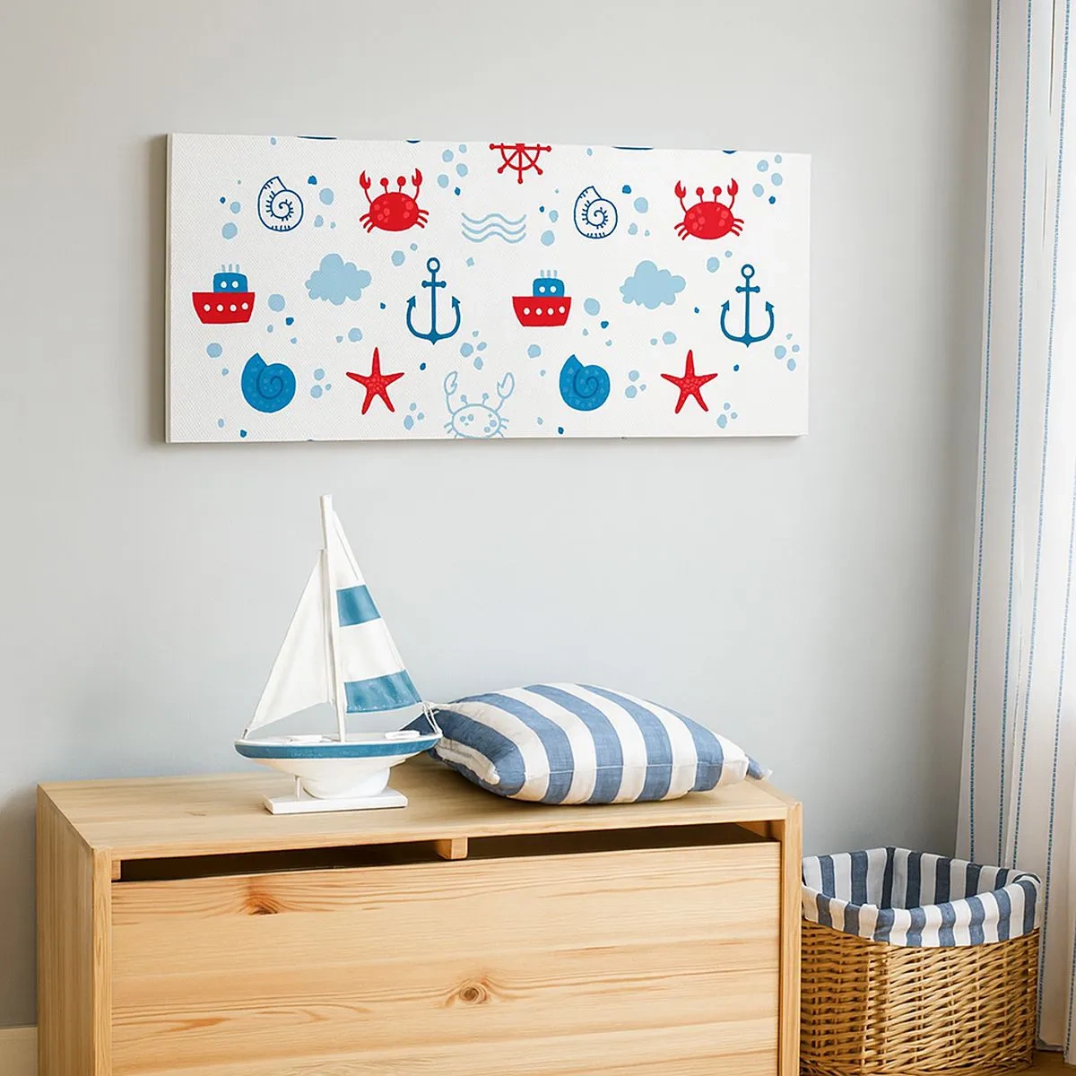 Obraz na plátne - Morská rozprávka - 100x40 cm