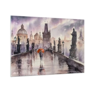 Obraz na skle - Ľudia sa nemenia - 100x70 cm