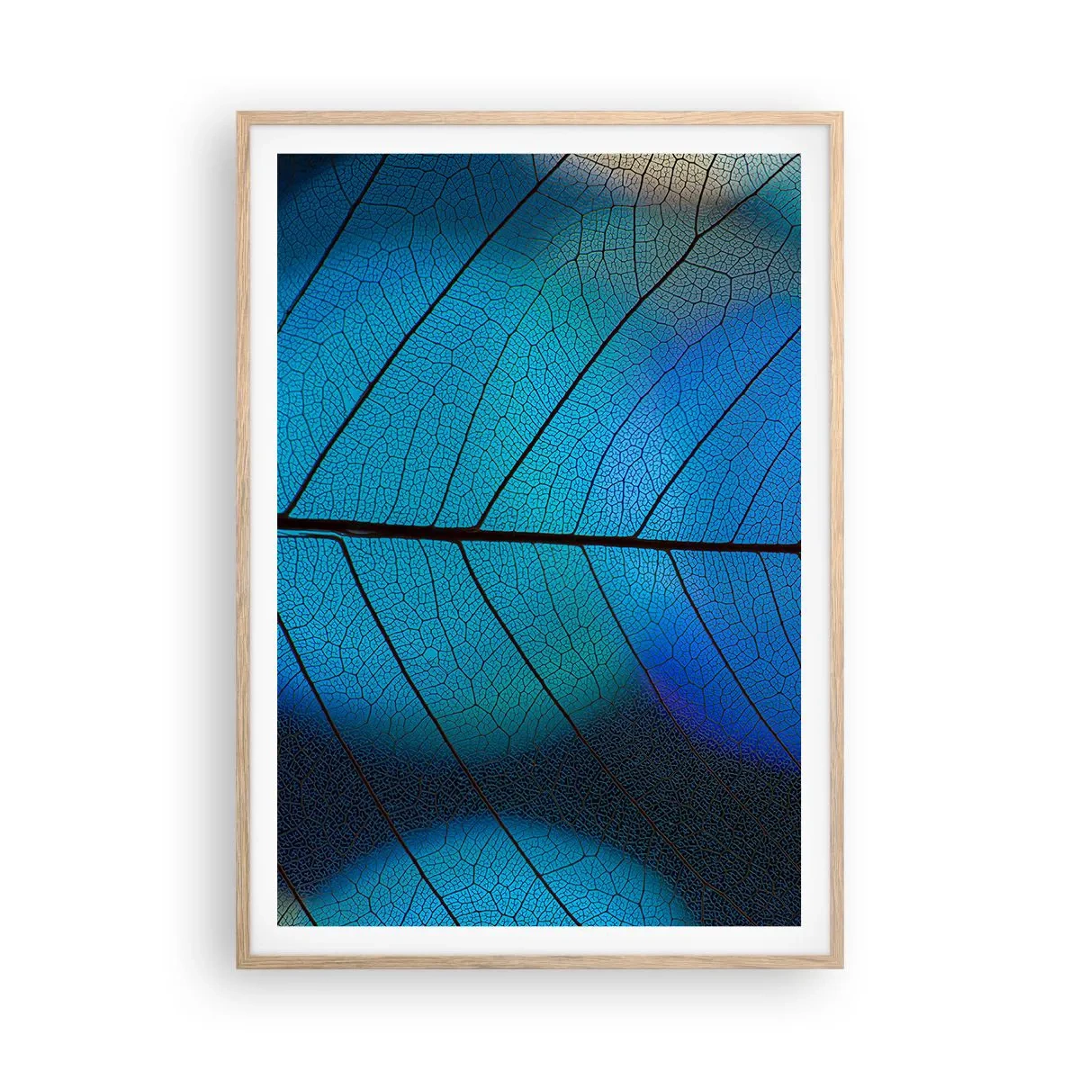 Plagát v ráme zo svetlého duba - Až do detailov - 70x100 cm