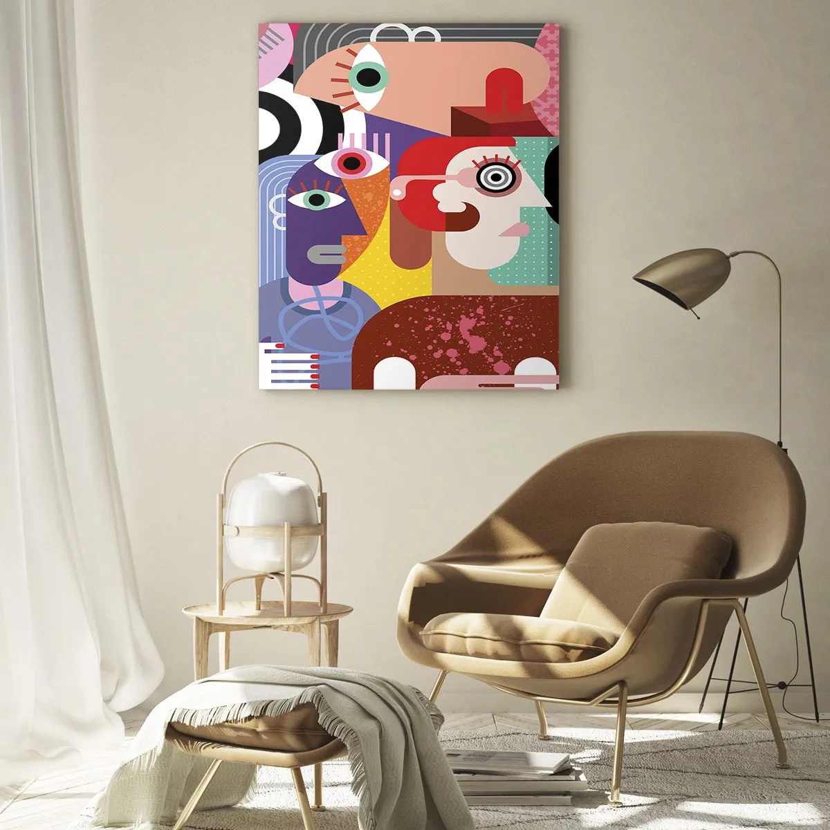 Obraz na skle - My od pána Picassa - 50x70 cm