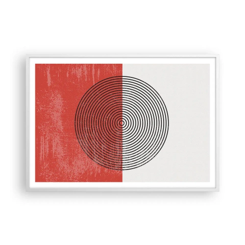 Plagát v bielom ráme - Presný zásah - 100x70 cm