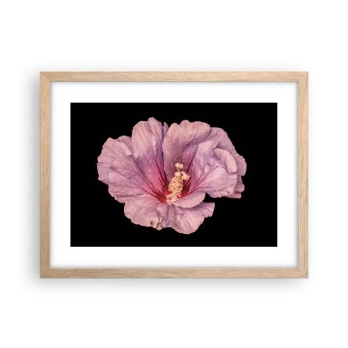 Plagát v ráme zo svetlého duba - Priamo do srdca - 40x30 cm