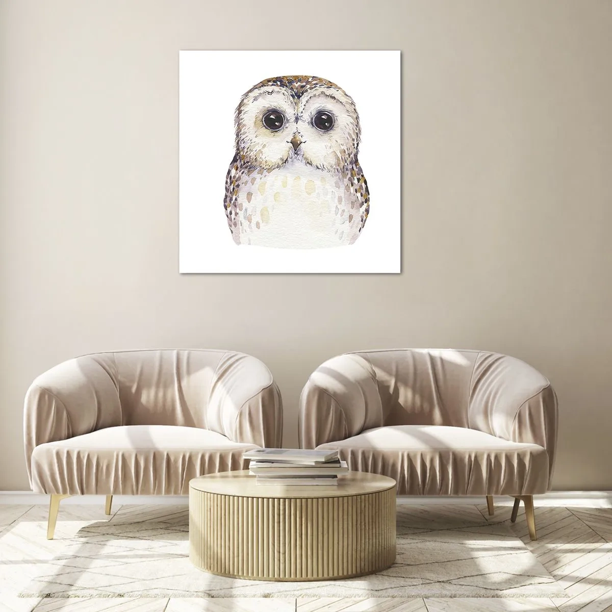 Obraz na skle - Pozri sa mi do očí - 50x50 cm