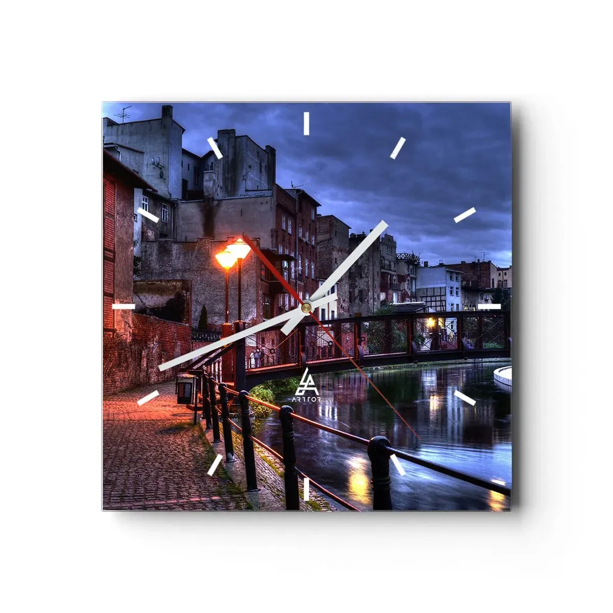 Nástenné hodiny - Takú Bydgoszcz si nepoznal - 40x40 cm
