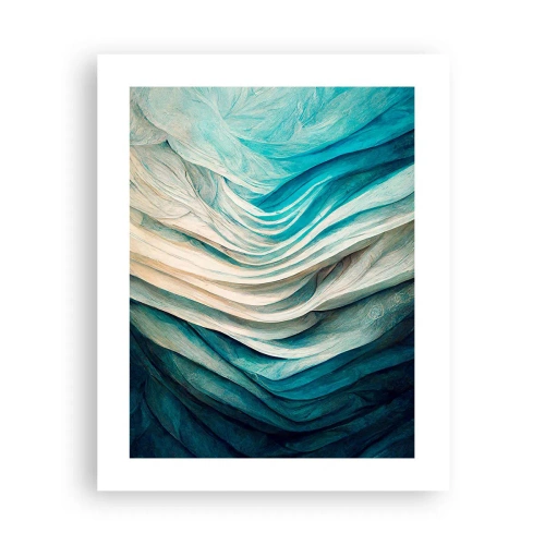 Plagát - Modrá neukojiteľnosť - 40x50 cm