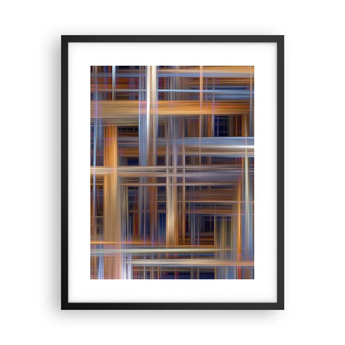 Plagát v čiernom ráme - Utkané zo svetla - 40x50 cm