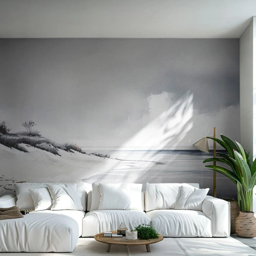 Fototapeta Premium Canvas - Vždy spolu - Duny, Pláž, oceán - 150x105 cm