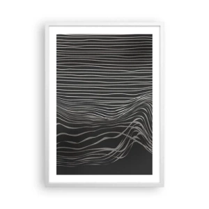 Plagát v bielom ráme - Rytmus a prízvuk - 50x70 cm