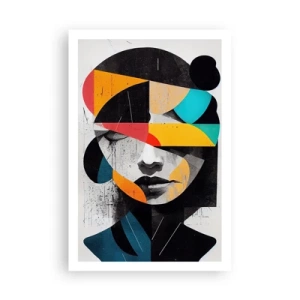 Plagát - Pestrofarebný vnútorný portrét - 61x91 cm