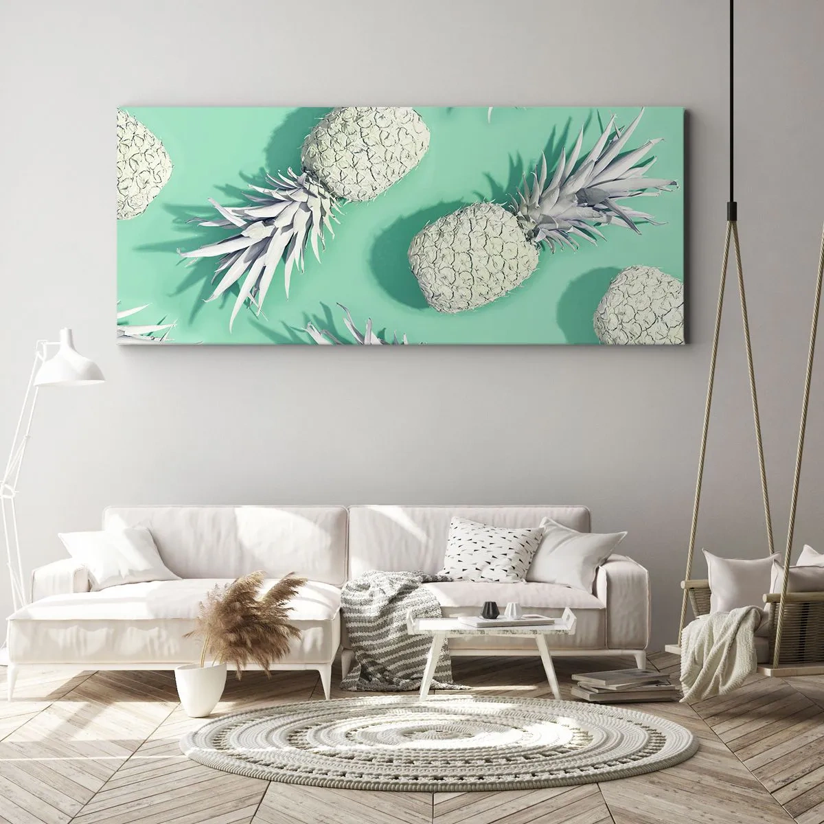 Obraz na plátne - skvele ladia s mätou - 100x40 cm