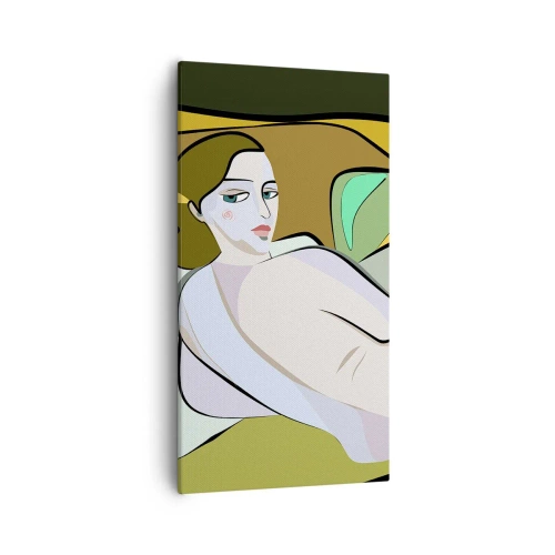 Obraz na plátne - Intímny portrét - 55x100 cm