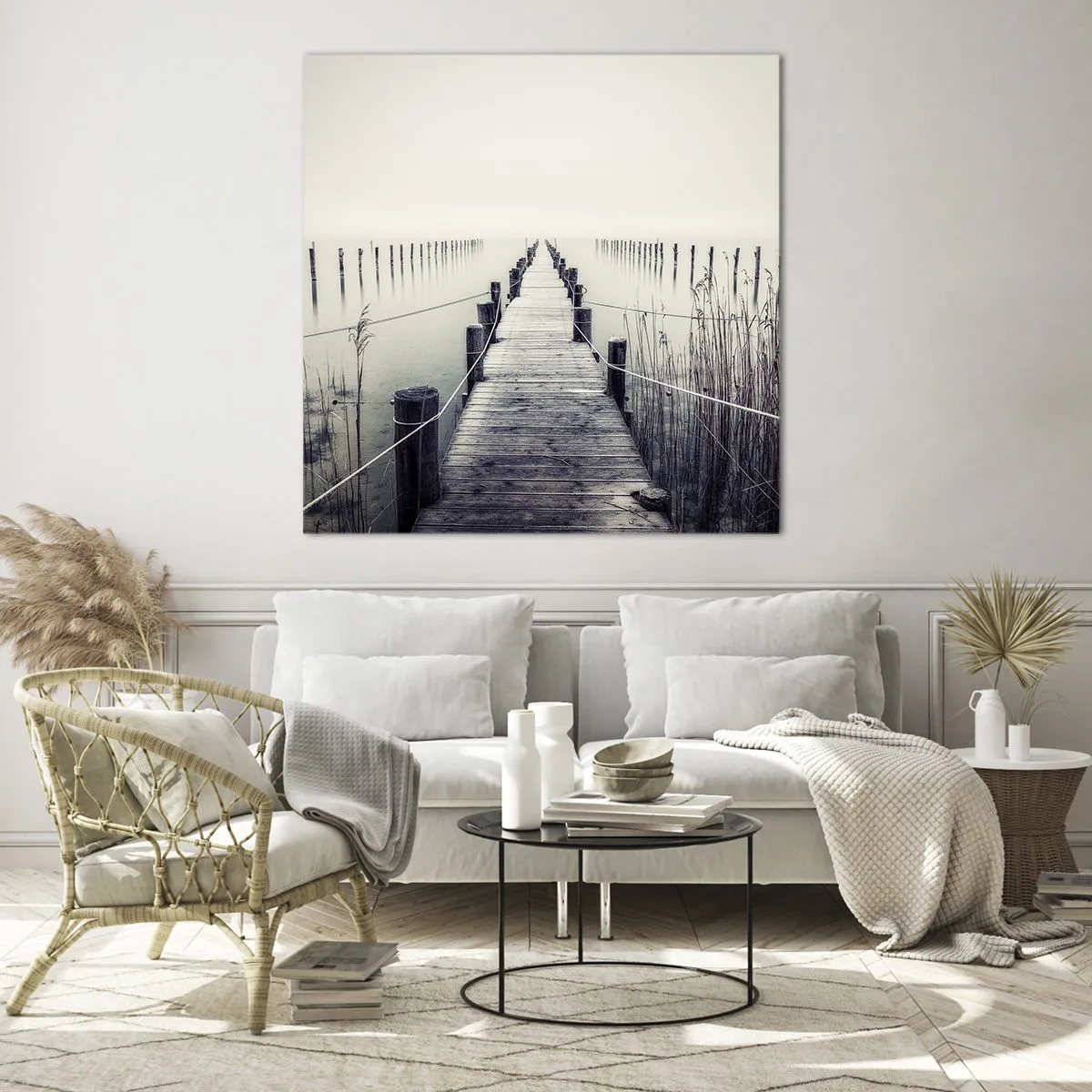 Obraz na skle - Ponor sa do pokoja - 30x30 cm