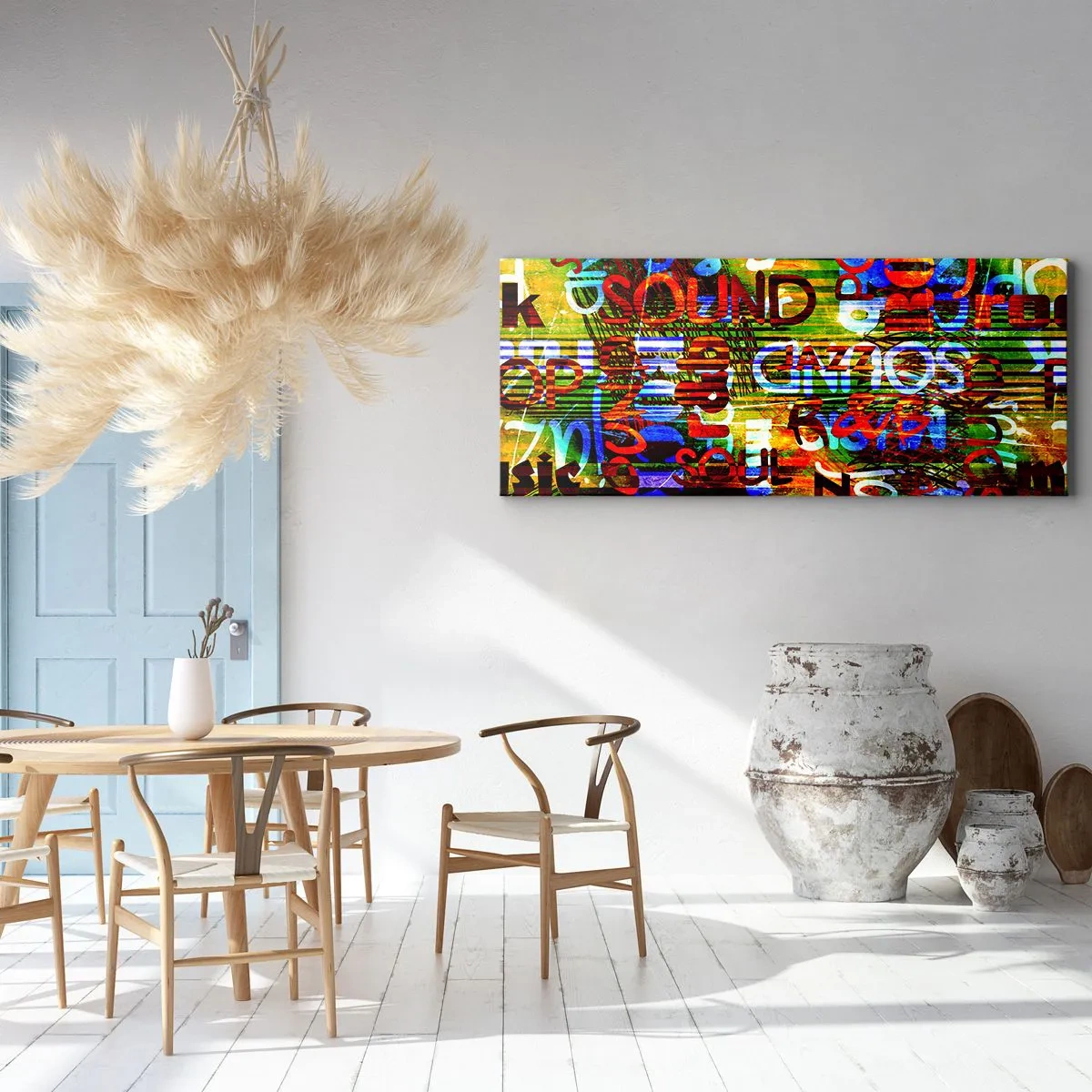 Obraz na plátne - Všetky farby tónu - 100x40 cm