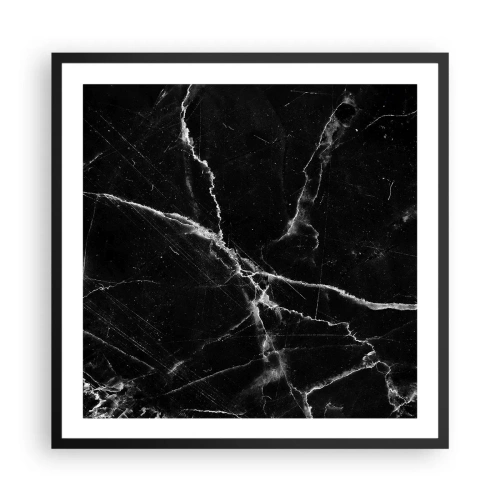 Plagát v čiernom ráme - Tajomný život kameňa - 60x60 cm
