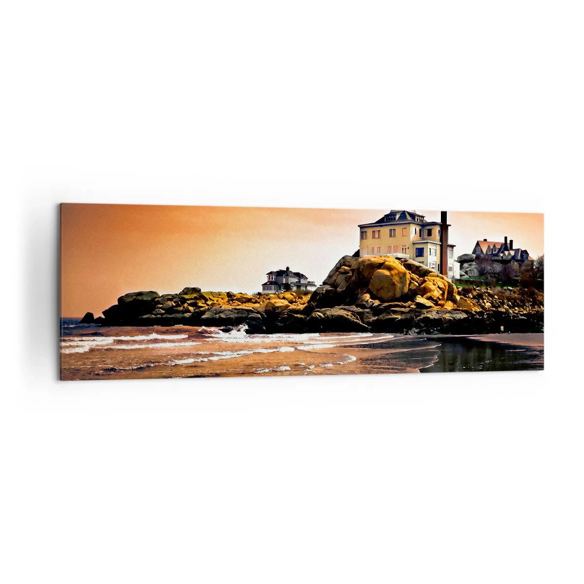 Obraz na plátne - Elegancia západného pobrežia - 160x50 cm