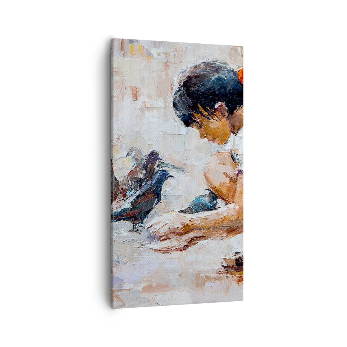 Obraz na plátne - Maličkí a najmilší - 55x100 cm