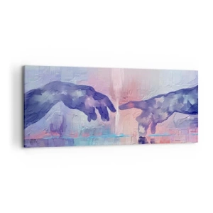 Obraz na plátne - Božská iskra života - 100x40 cm