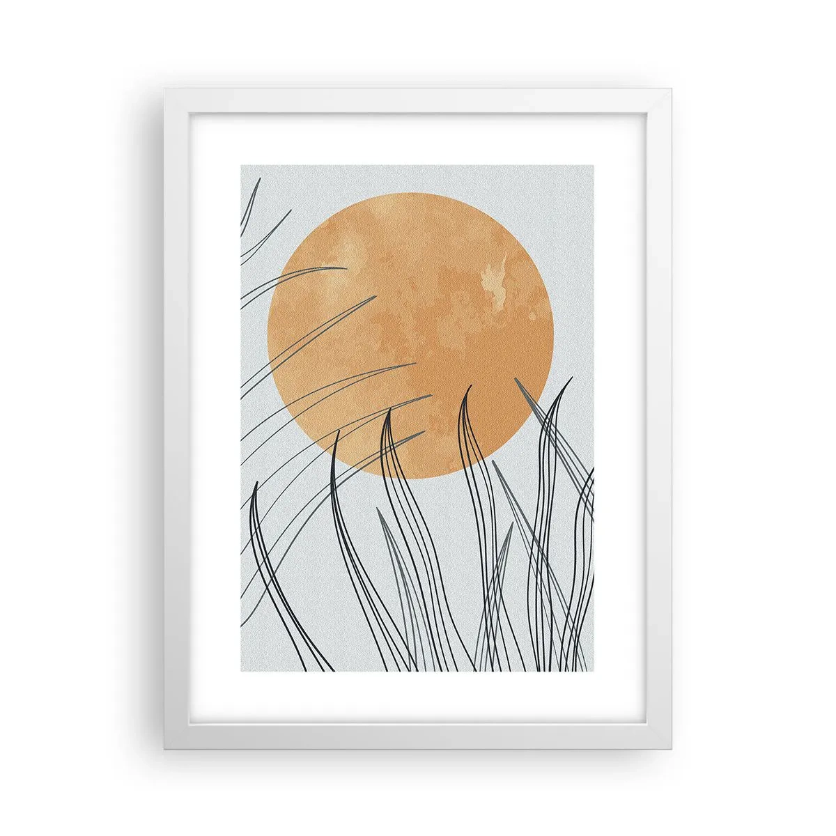 Plagát v bielom ráme - Vždy ku slnku - 30x40 cm