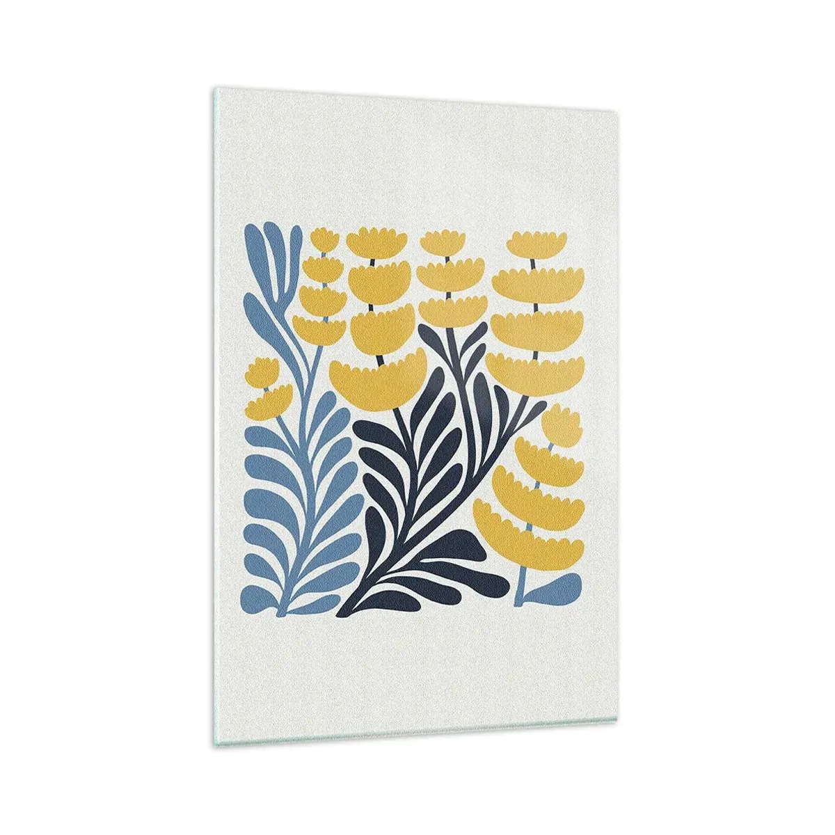 Obraz na skle - Slnečný záhon - 80x120 cm