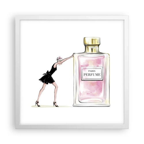 Plagát v bielom ráme - Podstata ženskosti - 40x40 cm