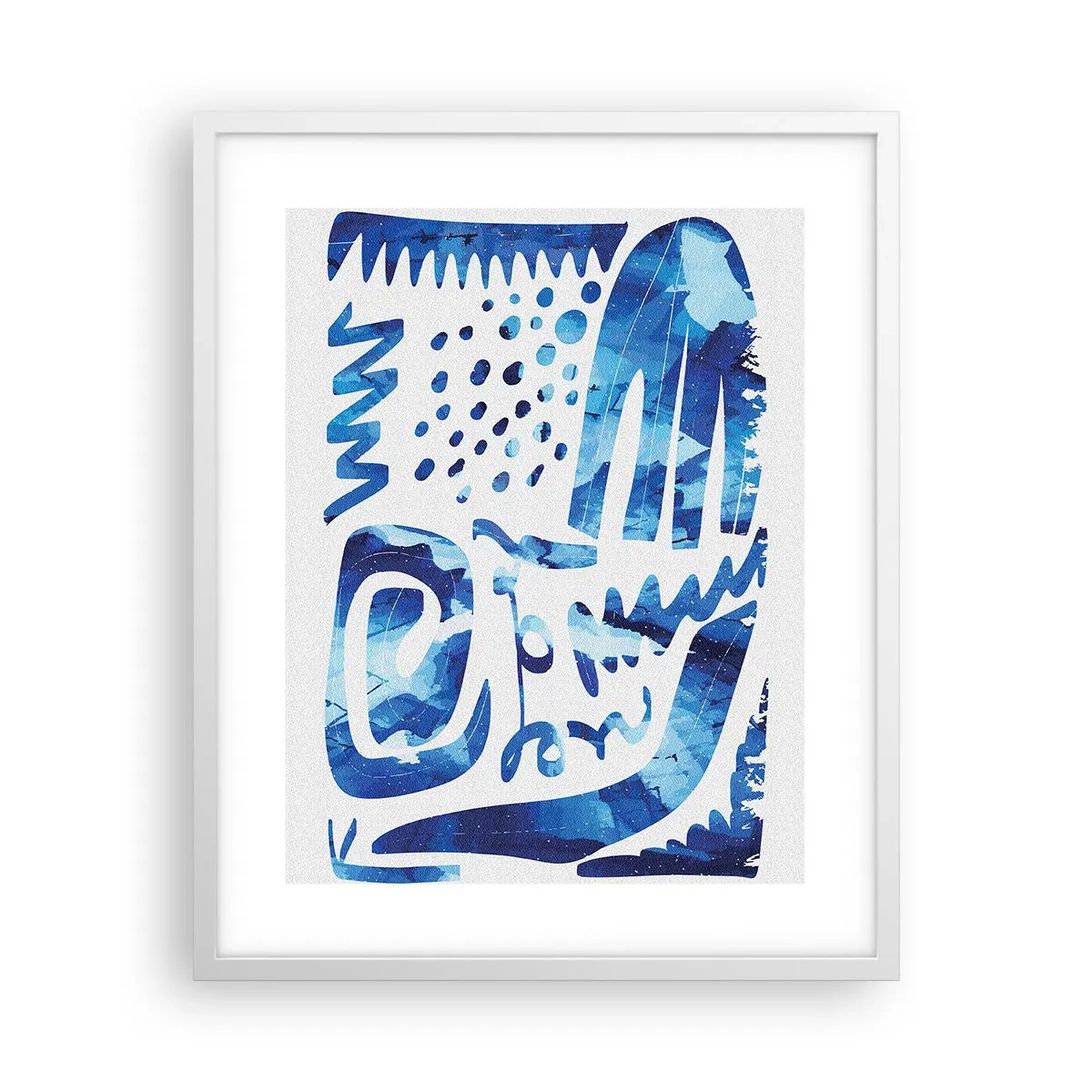 Plagát v bielom ráme - Späť ku koreňom - 40x50 cm