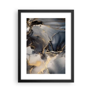 Plagát v čiernom ráme - Život kameňa - 30x40 cm