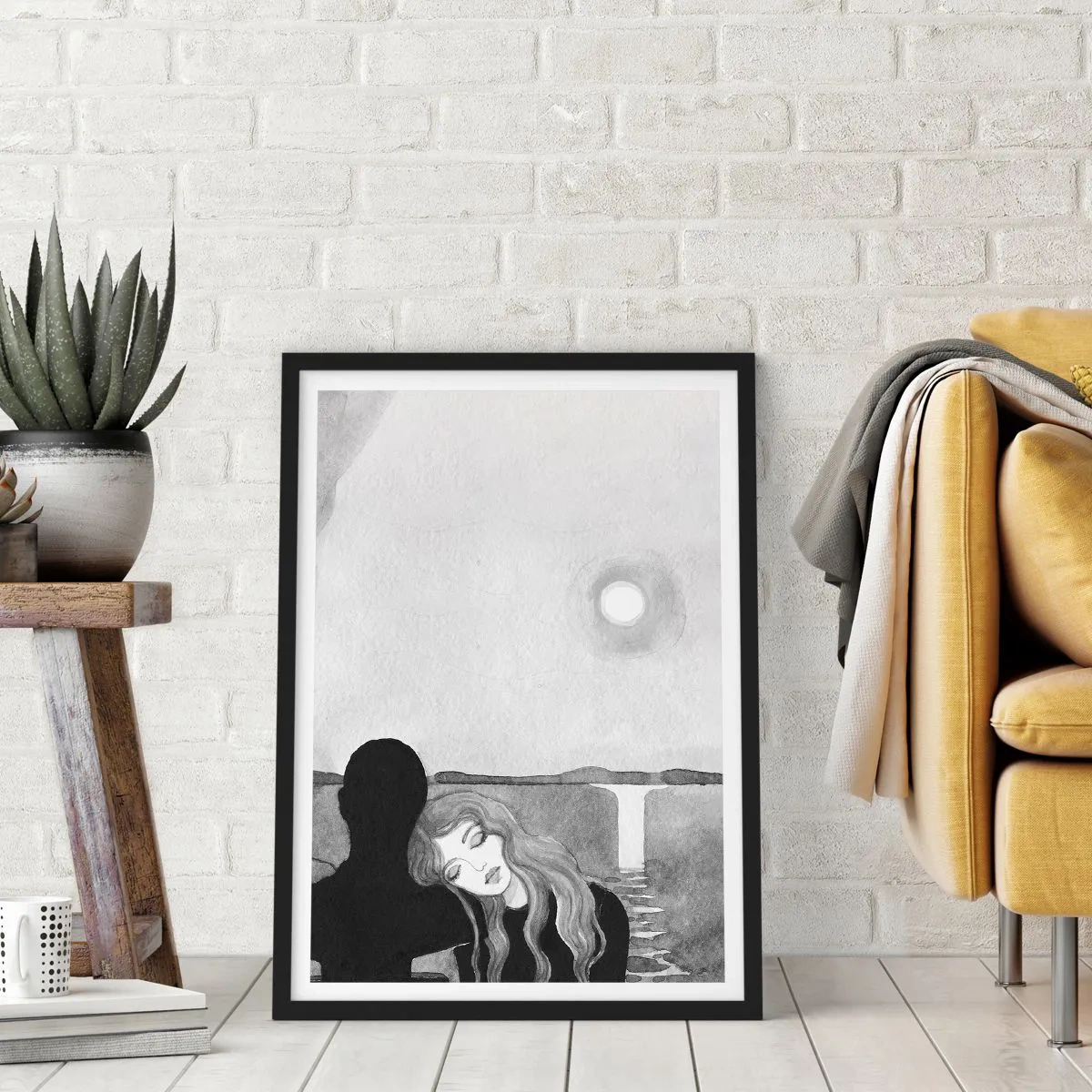 Plagát v čiernom ráme - Vždy záhadou - 61x91 cm